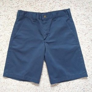 Carhartt Shorts Navy Blue Mens Size 32 B360 Twill Work Wear